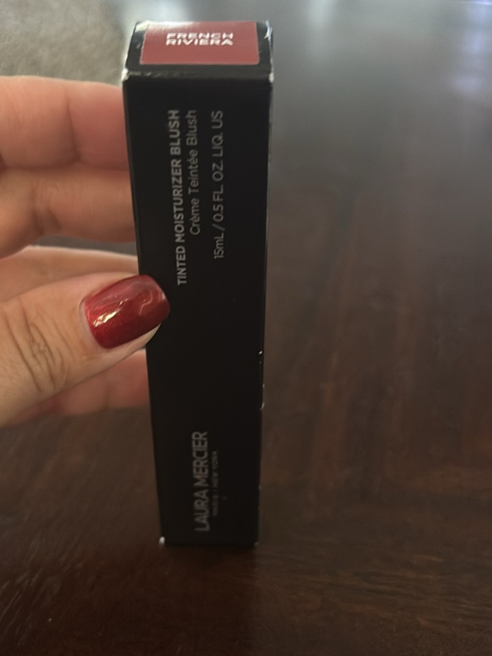 laura mercier Tinted Moisturizer Blush - French Riviera (deep red-berry)
